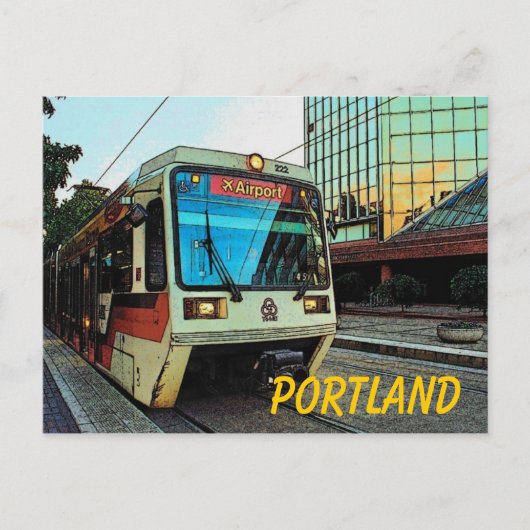 Briefkaart Portland (MAX) (Voorkant)