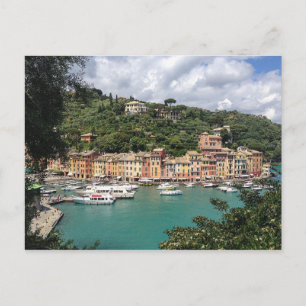 Briefkaart Portofino in de provincie Genua, Italië