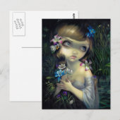 briefkaart "Portret van Ophelia" (Voorkant / Achterkant)