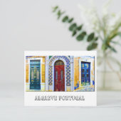 Briefkaart: Portugese deuren Briefkaart (Staand voorkant)