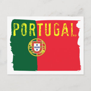 Briefkaart Portugese vlag