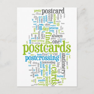 Briefkaart "Postcrossover green"