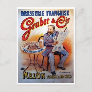 Briefkaart - Posters van Gruber en Cie