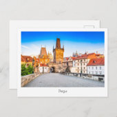 Briefkaart Praag in Tsjechië (Voorkant / Achterkant)