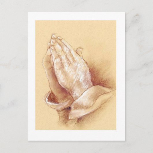Briefkaart Praying Hands (Voorkant)