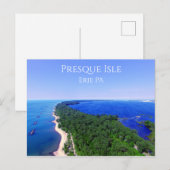 Briefkaart - Presque Isle Erie PA (Voorkant / Achterkant)