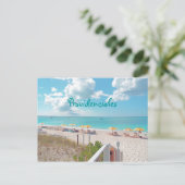 briefkaart "PROVIDENCIALES /TURKS&CAICOS ISLANDS" (Staand voorkant)