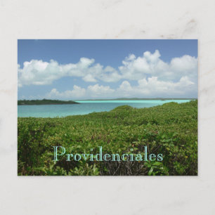 briefkaart, "PROVIDENCIALES/TURKS- EN CAICOSEILAND Briefkaart