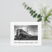 Briefkaart - PRR "Aftermiddagcongressional" 1952 (Staand voorkant)