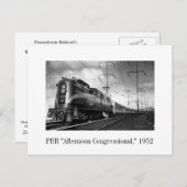 Briefkaart - PRR "Aftermiddagcongressional" 1952 (Voorkant / Achterkant)