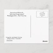 Briefkaart - PRR "Aftermiddagcongressional" 1952 (Achterkant)