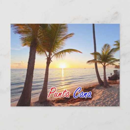 Briefkaart PUNTA CANA SUNRISE AMANECER (Voorkant)