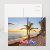 Briefkaart PUNTA CANA SUNRISE AMANECER (Voorkant / Achterkant)