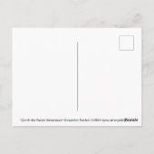 briefkaart "Quoth the Raven Nevermore" (Achterkant)