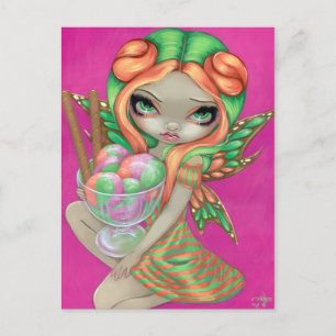 briefkaart "Rainbow Sherbet Fairy"