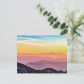 Briefkaart Rainbow Sky Mountains (Staand voorkant)
