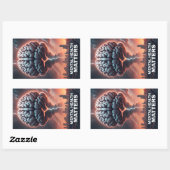 Briefkaart Rechthoekige Sticker (Vel)