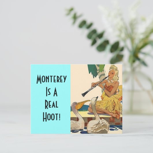 Briefkaart  recirculatie aangepaste hoofdcomputer (Staand voorkant)