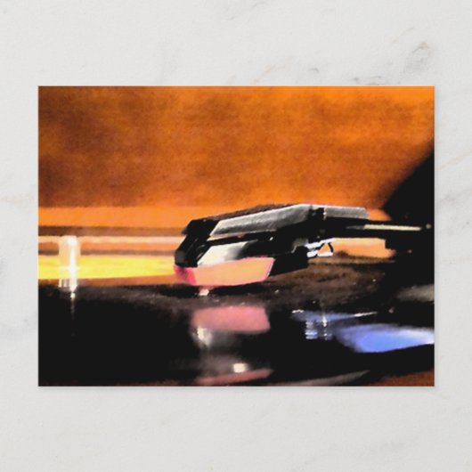 Briefkaart Record Player (Voorkant)