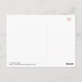 Briefkaart regenboogggaren (Achterkant)