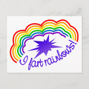 Briefkaart regenboogkunst, aanpassen