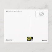 Briefkaart regenboogsprinkhaan (Achterkant)