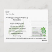 Briefkaart reinigen (Achterkant)