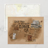 Briefkaart reisketting: Ghost Town of Bodie CA (Voorkant / Achterkant)