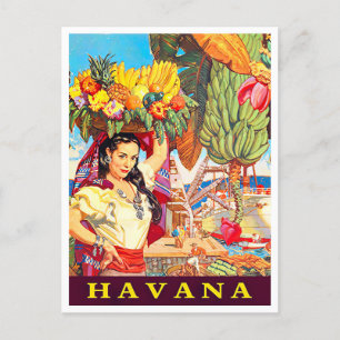 Briefkaart reizen naar Cuba