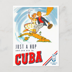 Briefkaart reizen naar Cuba
