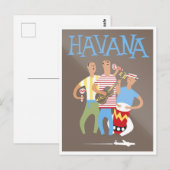 Briefkaart reizen naar Cuba (Voorkant / Achterkant)