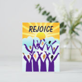 Briefkaart Rejoice (Staand voorkant)