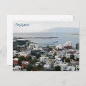 Briefkaart Reykjavik IJsland (Voorkant / Achterkant)