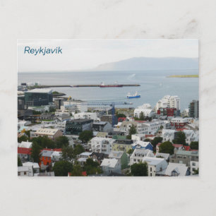 Briefkaart Reykjavik IJsland
