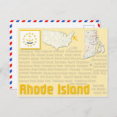 Briefkaart "Rhode Island" (Voorkant / Achterkant)