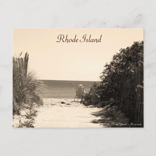 Briefkaart Rhode Island (Voorkant)