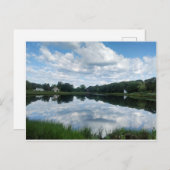 Briefkaart Rhode Island (RI) waterfront-reflectie (Voorkant / Achterkant)