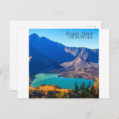 Briefkaart Rinjani (Voorkant / Achterkant)