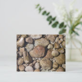 Briefkaart rivierstenen (Staand voorkant)