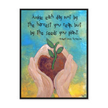 Briefkaart: Robert Louis Stevenson Quote Schilderi