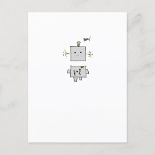 Briefkaart- Robot Briefkaart