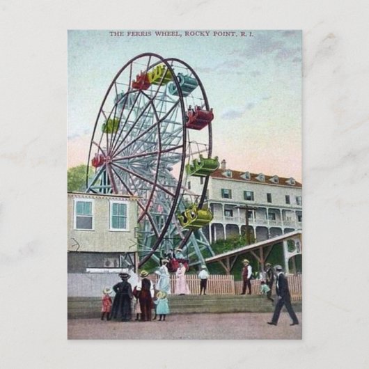 Briefkaart - Rocky Point, eiland Rhode (Voorkant)