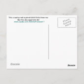 Briefkaart rode eekhoorn (Achterkant)