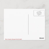 Briefkaart Rode Kruisservice Vlag (Achterkant)