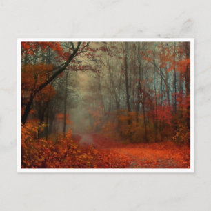 Briefkaart - Romantic Misty Autumn Day