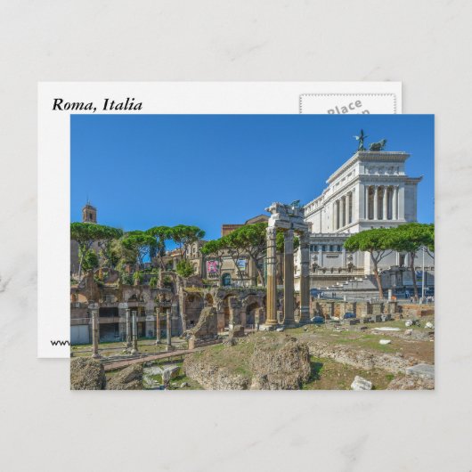 Briefkaart Rome (Voorkant / Achterkant)