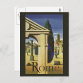  briefkaart Rome Italië (Voorkant / Achterkant)