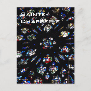Briefkaart Roos sainte-Chappelle