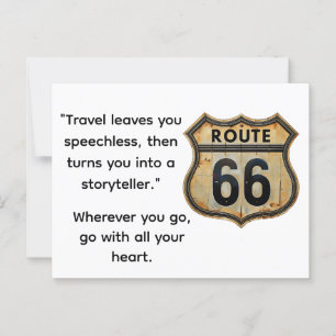 Briefkaart Route 66