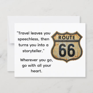 Briefkaart Route 66